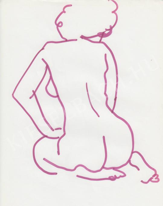 For sale  Rózsahegyi, György - Rich-Haired Nude 's painting